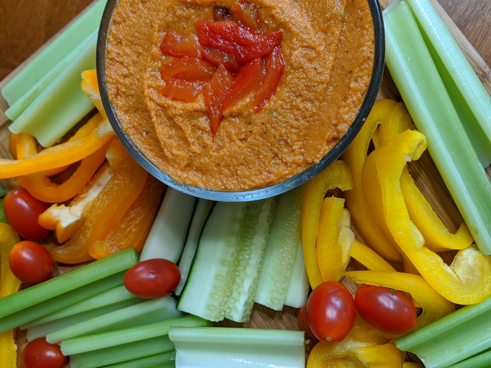Spicy Red Pepper Hummus